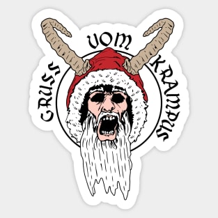 Gruss Vom Krampus Sticker